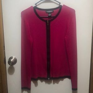 Pink and black strap